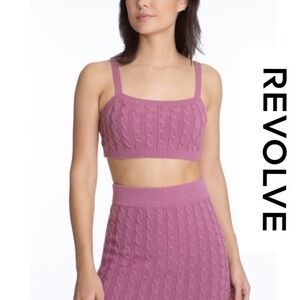 Revolve 525 America Cable Tiny Crop Top